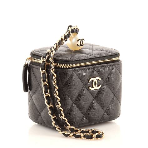 chanel mini vanity with classic chain|chanel vanity medium price.